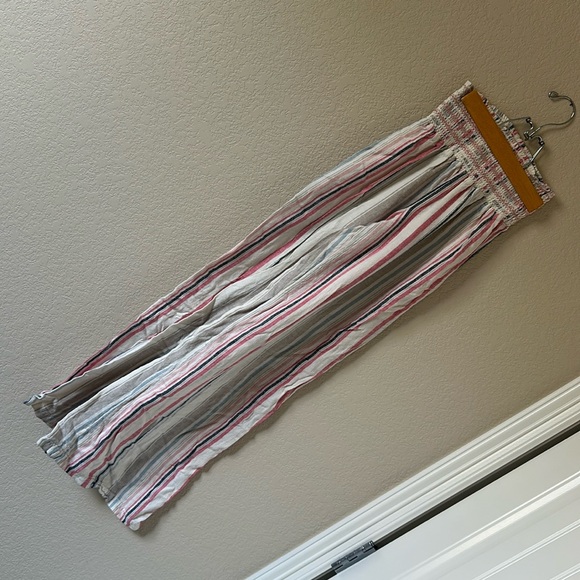 Wide Leg full length striped pants - Picture 2 of 3